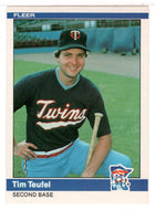 Tim Teufel RC - Minnesota Twins (MLB Baseball Card) 1984 Fleer # 574 Mint