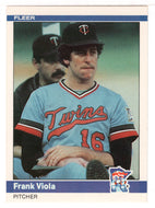 Frank Viola - Minnesota Twins (MLB Baseball Card) 1984 Fleer # 575 Mint
