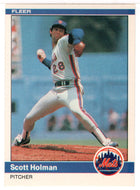 Scott Holman - New York Mets (MLB Baseball Card) 1984 Fleer # 589 Mint