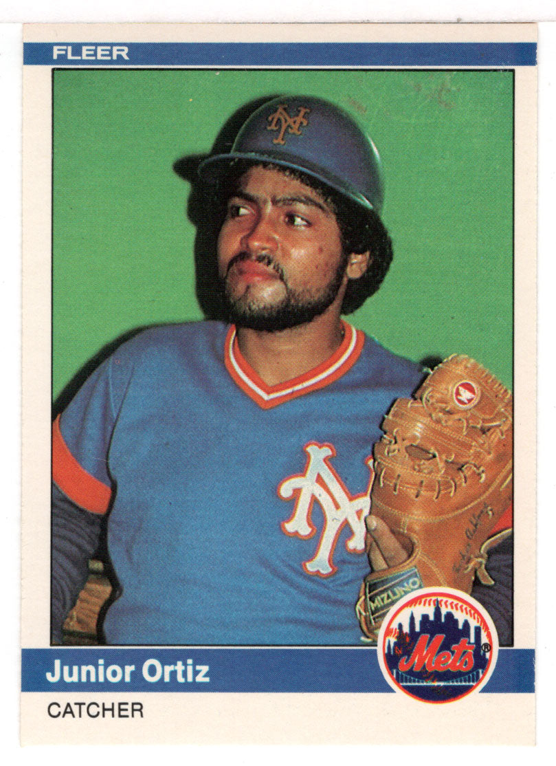 Junior Ortiz RC - New York Mets (MLB Baseball Card) 1984 Fleer # 594 Mint