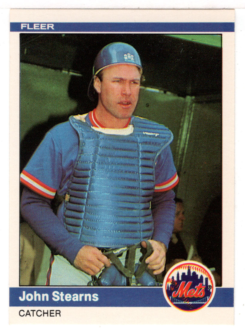 John Stearns - New York Mets (MLB Baseball Card) 1984 Fleer # 598 Mint
