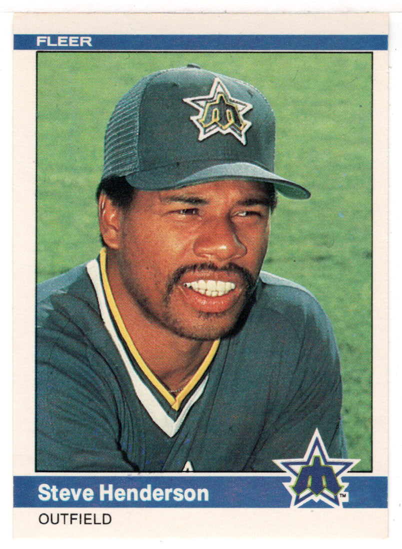 Steve Henderson - Seattle Mariners (MLB Baseball Card) 1984 Fleer # 612 Mint