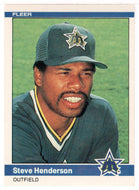 Steve Henderson - Seattle Mariners (MLB Baseball Card) 1984 Fleer # 612 Mint