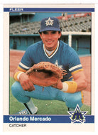 Orlando Mercado RC - Seattle Mariners (MLB Baseball Card) 1984 Fleer # 613 Mint
