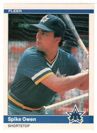 Spike Owen RC - Seattle Mariners (MLB Baseball Card) 1984 Fleer # 616 Mint