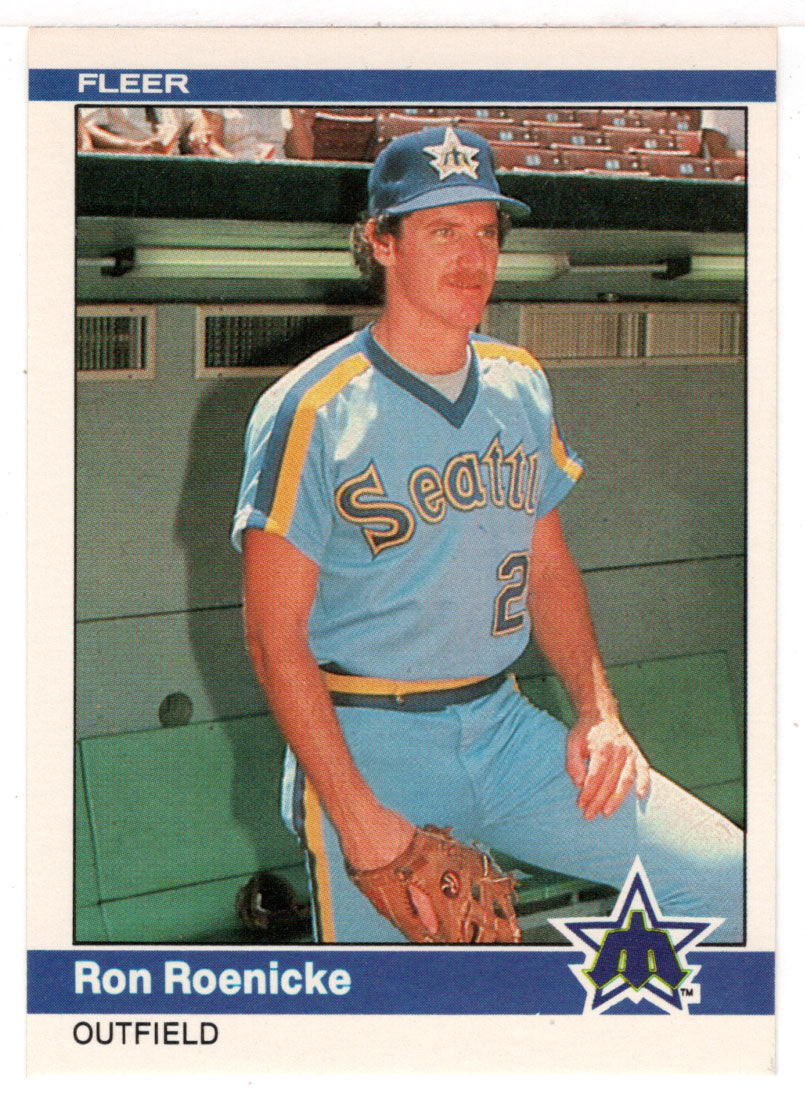 Ron Roenicke - Seattle Mariners (MLB Baseball Card) 1984 Fleer # 618 Mint