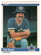 Rick Sweet - Seattle Mariners (MLB Baseball Card) 1984 Fleer # 621 Mint