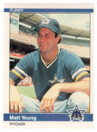 Matt Young RC - Seattle Mariners (MLB Baseball Card) 1984 Fleer # 624 Mint