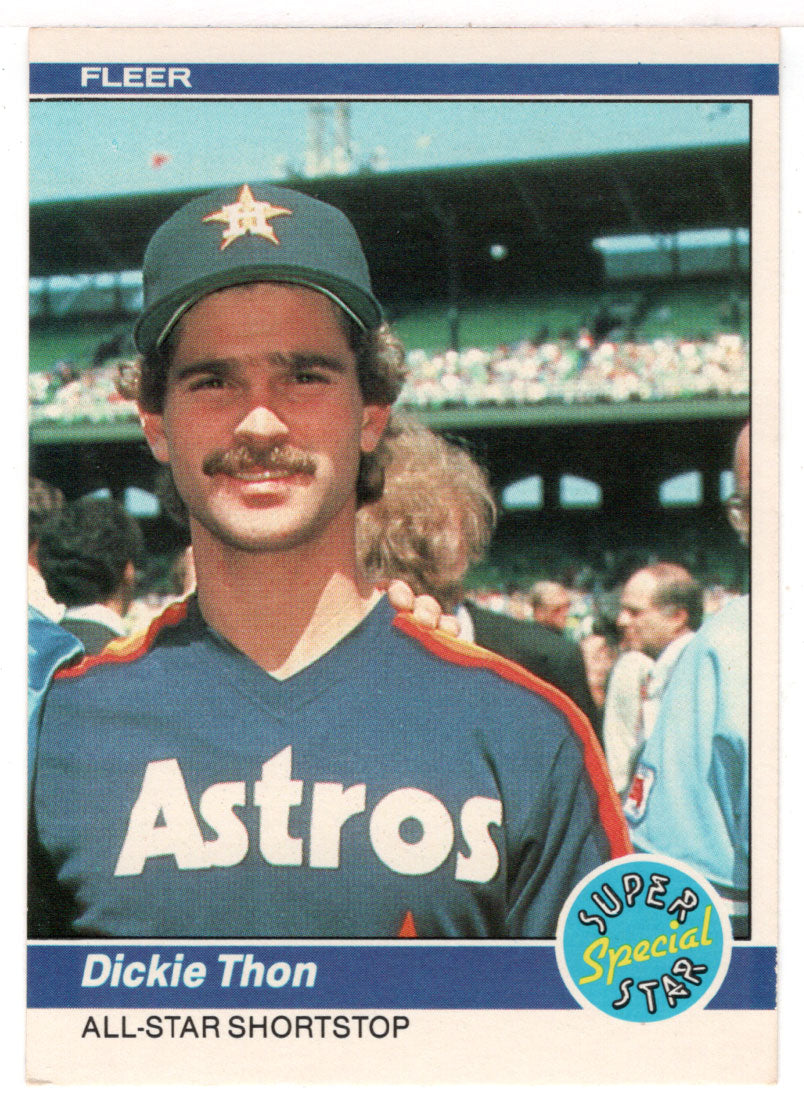 Dickie Thon - Houston Astros - Super Special Star (MLB Baseball Card) 1984 Fleer # 634 Mint