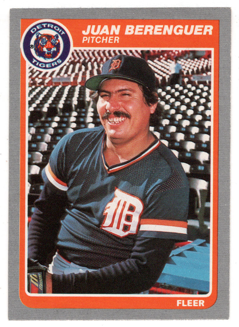 Juan Berenguer - Detroit Tigers (MLB Baseball Card) 1985 Fleer # 2 Mint