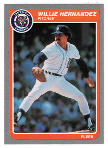 Willie Hernandez - Detroit Tigers (MLB Baseball Card) 1985 Fleer # 10 Mint