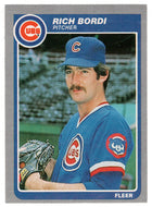 Rich Bordi - Chicago Cubs (MLB Baseball Card) 1985 Fleer # 49 Mint