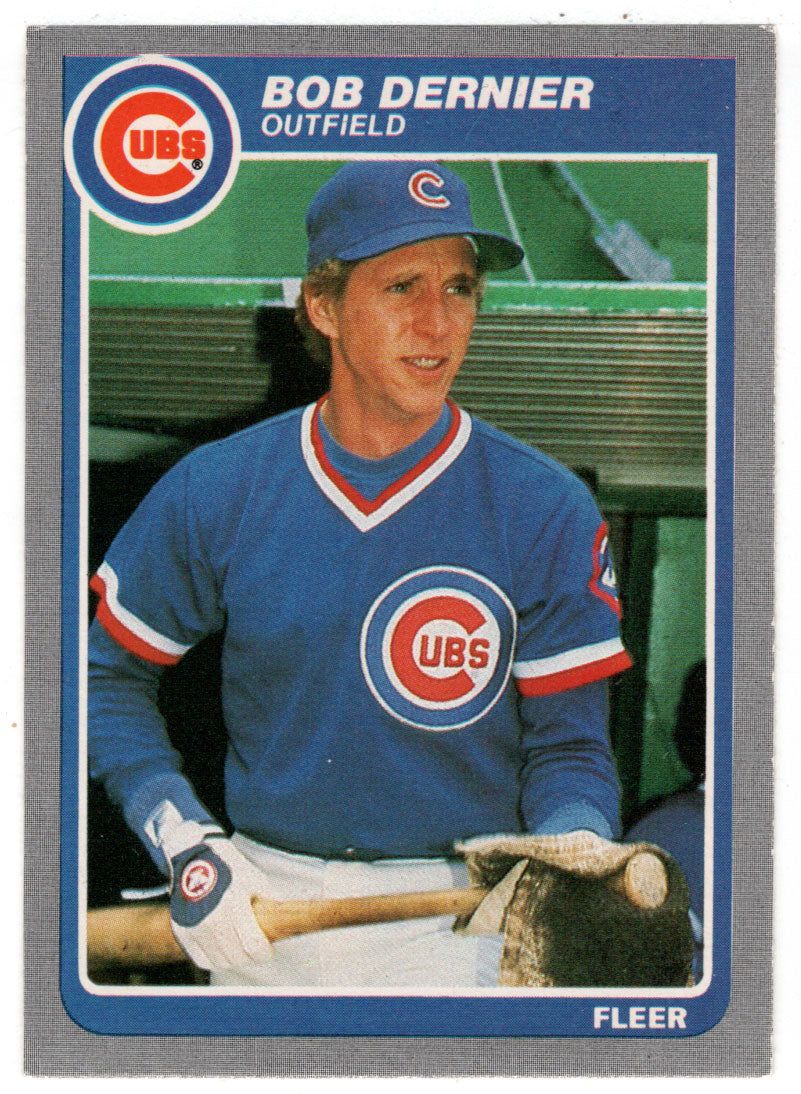 Bob Dernier - Chicago Cubs (MLB Baseball Card) 1985 Fleer # 55 Mint