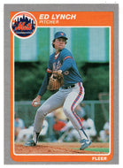 Ed Lynch - New York Mets (MLB Baseball Card) 1985 Fleer # 87 Mint