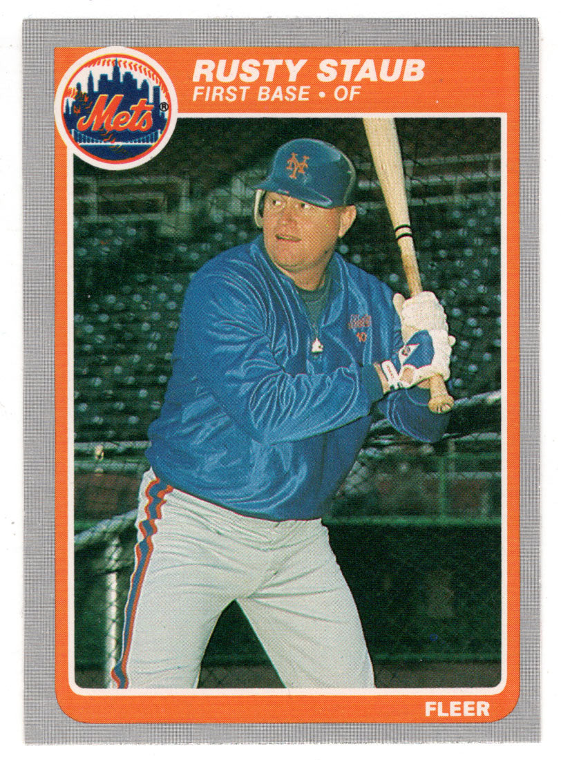 Rusty Staub - New York Mets (MLB Baseball Card) 1985 Fleer # 92 Mint –  PictureYourDreams