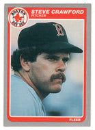 Steve Crawford - Boston Red Sox (MLB Baseball Card) 1985 Fleer # 156 Mint