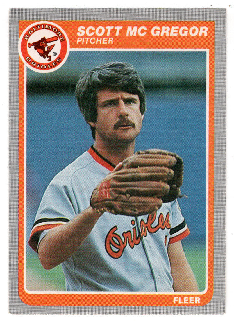 Scott McGregor - Baltimore Orioles (MLB Baseball Card) 1985 Fleer # 183 Mint