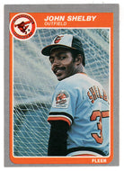 John Shelby - Baltimore Orioles (MLB Baseball Card) 1985 Fleer # 190 Mint