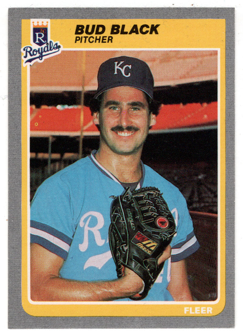 Bud Black - Kansas City Royals (MLB Baseball Card) 1985 Fleer # 198 Mint