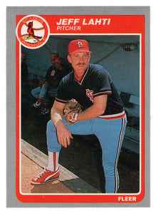 Jeff Lahti - St. Louis Cardinals (MLB Baseball Card) 1985 Fleer # 231 Mint