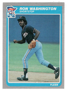 Ron Washington - Minnesota Twins (MLB Baseball Card) 1985 Fleer # 292 Mint