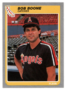 Bob Boone - California Angels (MLB Baseball Card) 1985 Fleer # 295 Mint