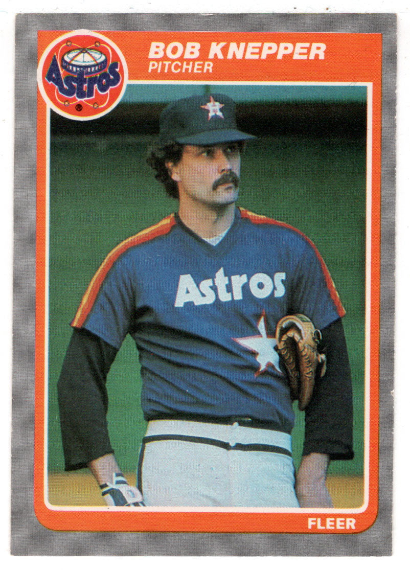 Bob Knepper - Houston Astros (MLB Baseball Card) 1985 Fleer # 352 Mint