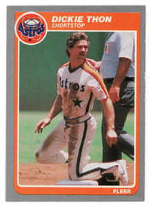 Dickie Thon - Houston Astros (MLB Baseball Card) 1985 Fleer # 364 Mint