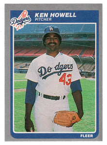 Ken Howell RC - Los Angeles Dodgers (MLB Baseball Card) 1985 Fleer # 374 Mint