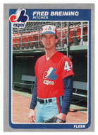 Fred Breining - Montreal Expos (MLB Baseball Card) 1985 Fleer # 392 Mint