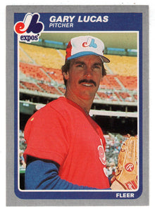 Gary Lucas - Montreal Expos (MLB Baseball Card) 1985 Fleer # 403 Mint