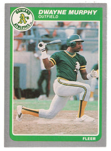 Dwayne Murphy - Oakland Athletics (MLB Baseball Card) 1985 Fleer # 432 Mint