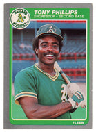 Tony Phillips - Oakland Athletics (MLB Baseball Card) 1985 Fleer # 433 Mint
