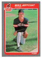 Mike Jeffcoat - Cleveland Indians (MLB Baseball Card) 1985 Fleer # 453 Mint