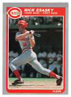 Nick Esasky - Cincinnati Reds  (MLB Baseball Card) 1985 Fleer # 534 Mint