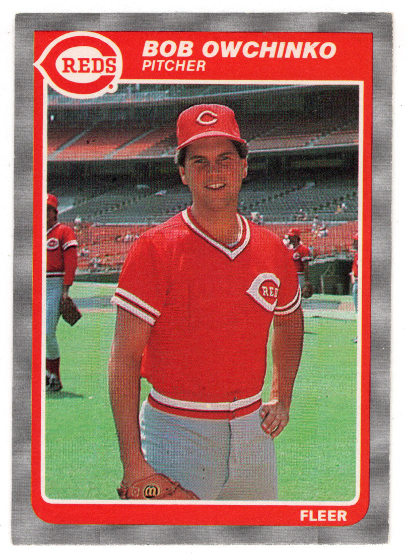 Bob Owchinko - Cincinnati Reds  (MLB Baseball Card) 1985 Fleer # 543 Mint