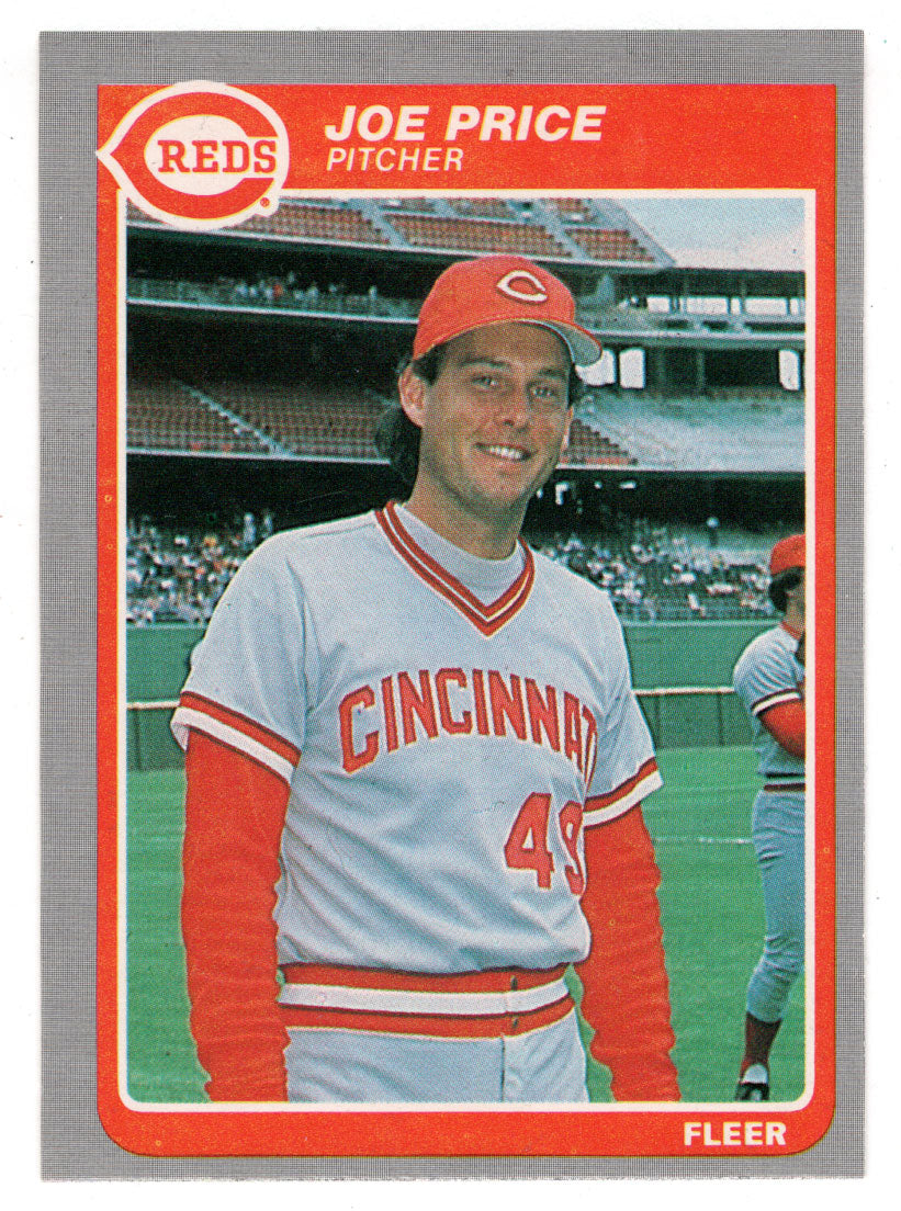 Joe Price - Cincinnati Reds  (MLB Baseball Card) 1985 Fleer # 548 Mint