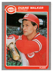 Duane Walker - Cincinnati Reds (MLB Baseball Card) 1985 Fleer # 554 Mint