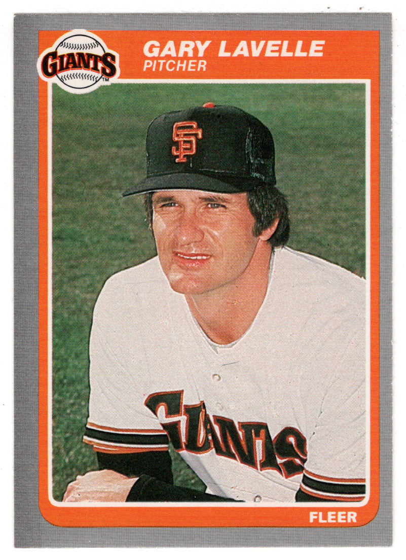 Gary Lavelle - San Francisco Giants (MLB Baseball Card) 1985 Fleer # 613 Mint