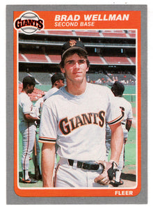 Brad Wellman - San Francisco Giants (MLB Baseball Card) 1985 Fleer # 623 Mint