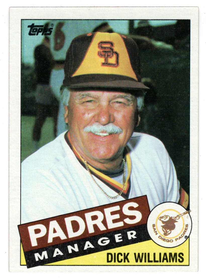 Dick Williams - San Diego Padres (MLB Baseball Card) 1985 Topps # 66 Mint