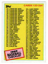 Load image into Gallery viewer, Checklist # 2 (# 133 - # 264) (MLB Baseball Card) 1985 Topps # 261 Mint
