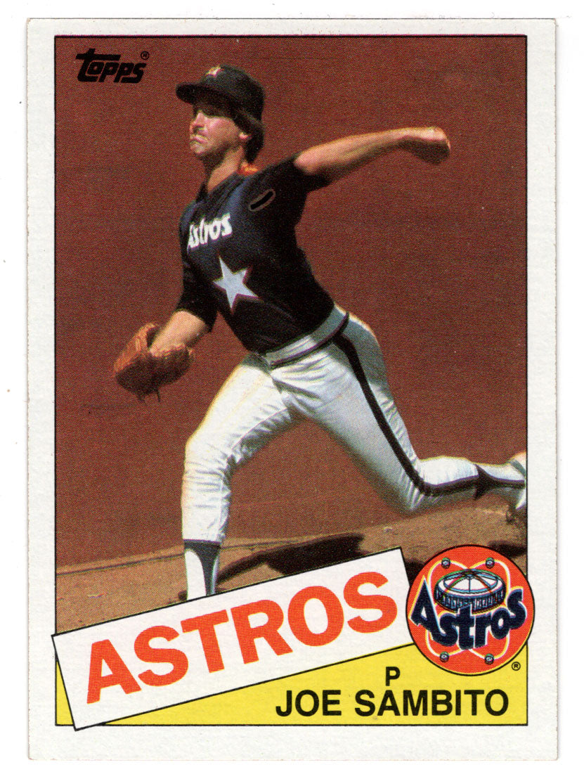 Joe Sambito - Houston Astros (MLB Baseball Card) 1985 Topps # 264 Mint