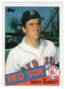 Marty Barrett - Boston Red Sox (MLB Baseball Card) 1985 Topps # 298 Mint