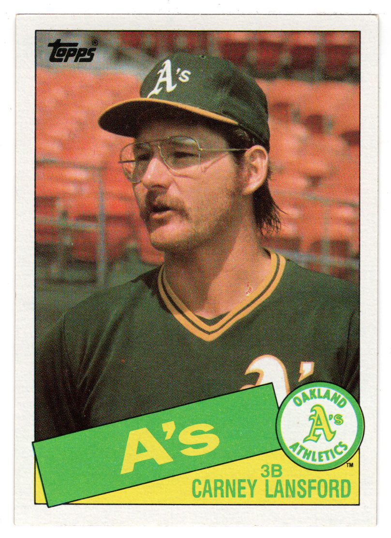 Carney Lansford - Oakland Athletics (MLB Baseball Card) 1985 Topps # 422 Mint