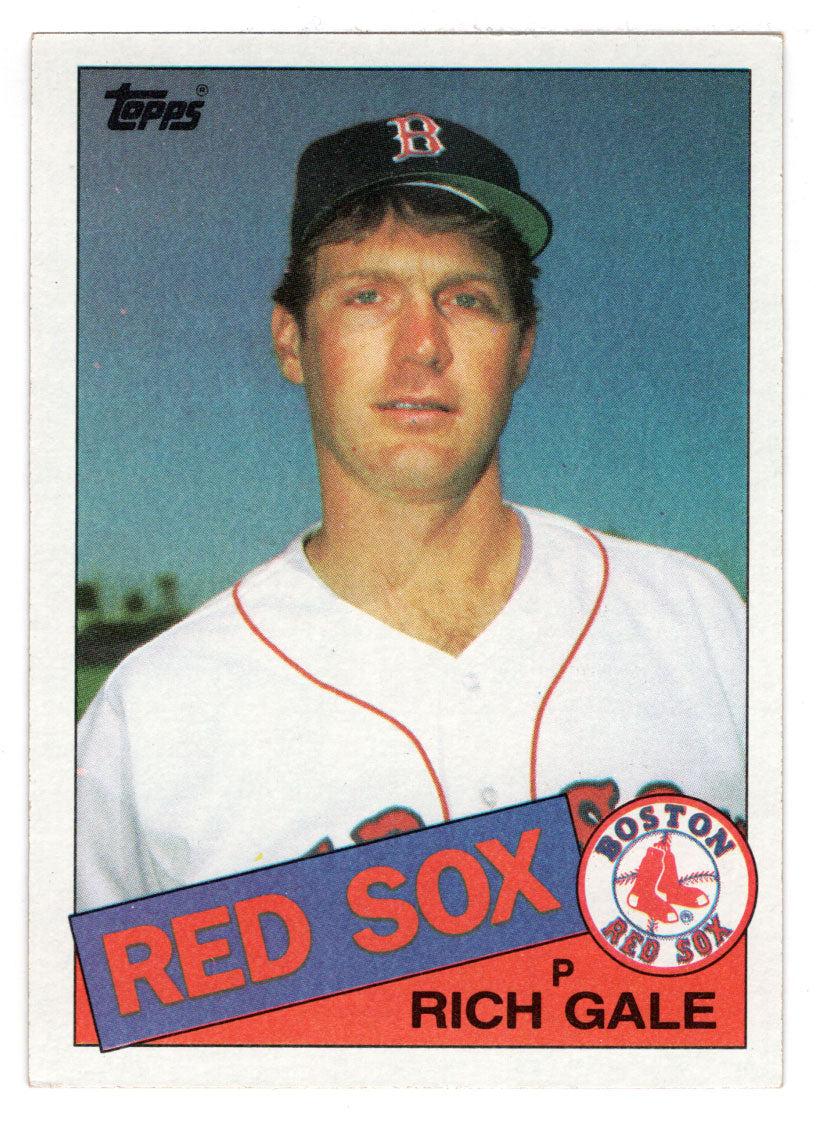 Rich Gale - Boston Red Sox (MLB Baseball Card) 1985 Topps # 606 Mint