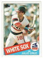 Julio Cruz - Chicago White Sox (MLB Baseball Card) 1985 Topps # 749 Mint