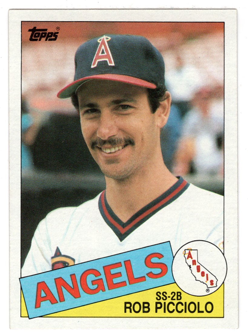 Rob Picciolo - California Angels (MLB Baseball Card) 1985 Topps # 756 Mint