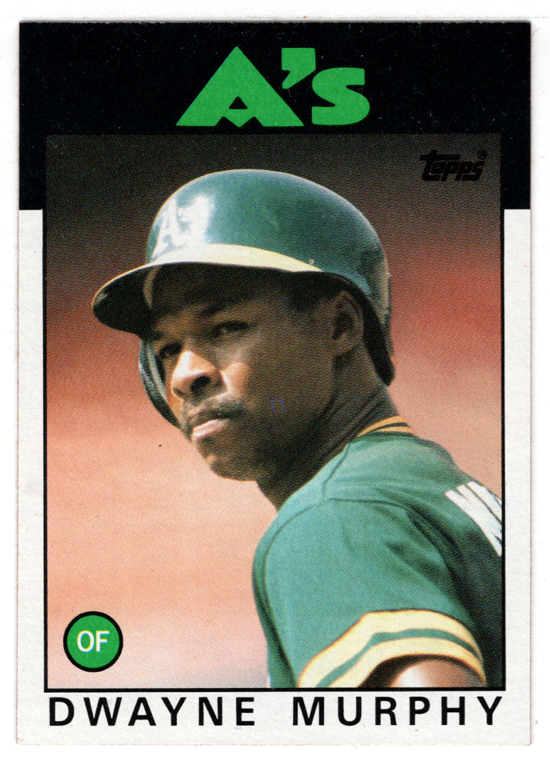 Dwayne Murphy - Oakland Athletics (MLB Baseball Card) 1986 Topps # 8 Mint