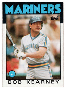 Bob Kearney - Seattle Mariners (MLB Baseball Card) 1986 Topps # 13 Mint